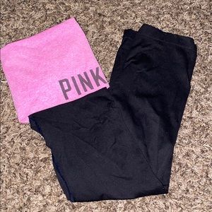 VS PINK cropped leggings